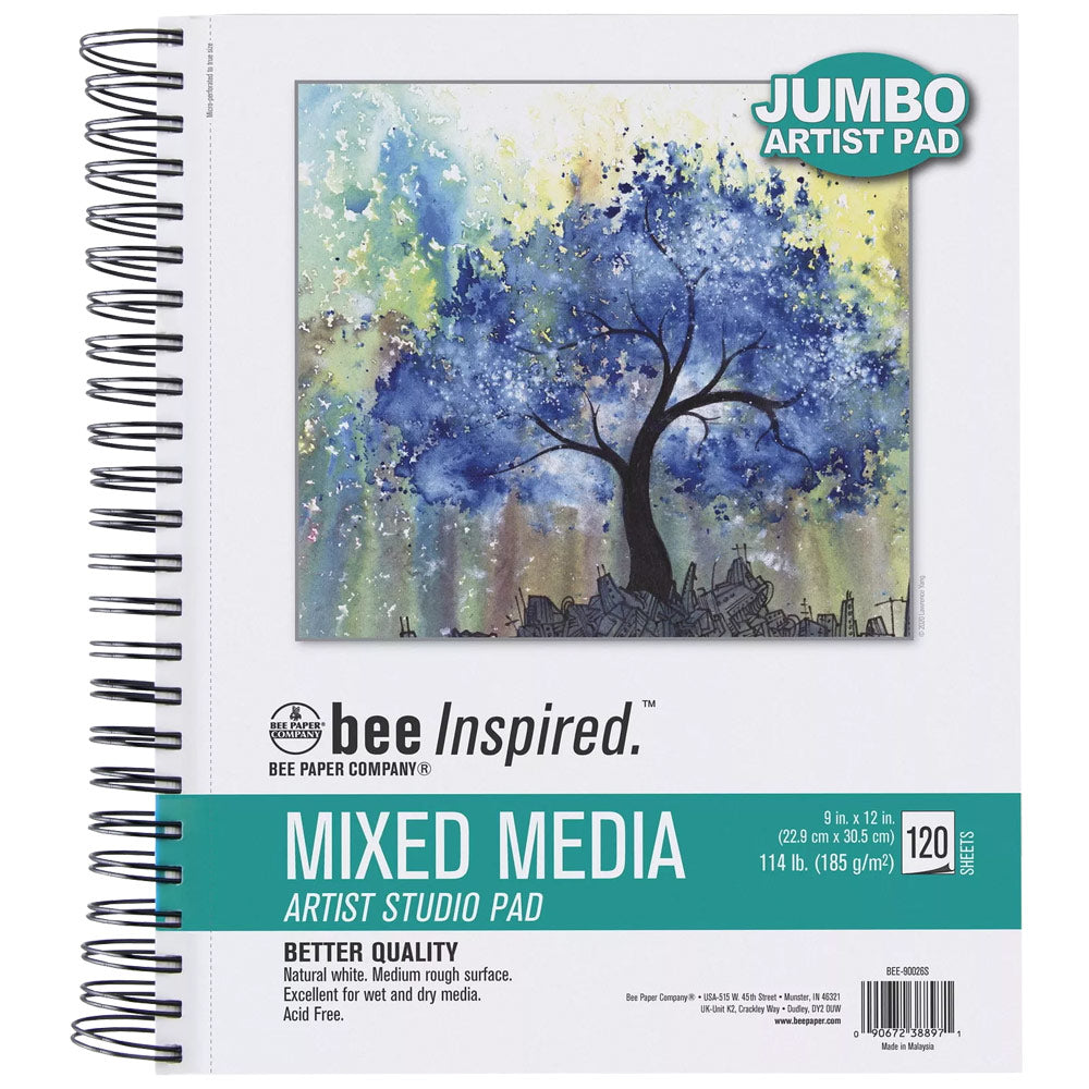 Inspired 9x12" Mixed Media Pads & Sketchbooks
