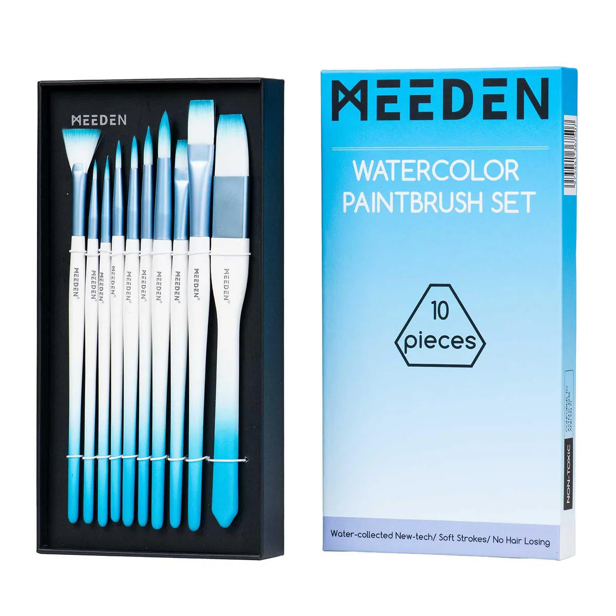 Ice Watercolour Brush 10pc Set