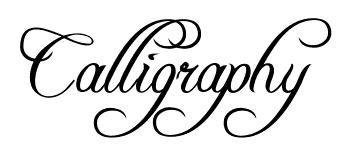 Calligraphy collection