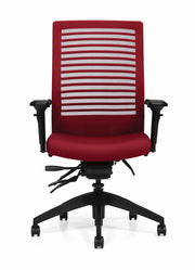 Basics Elora Multi-Tilt High Back Chair - Fabric, Mesh Back Prism