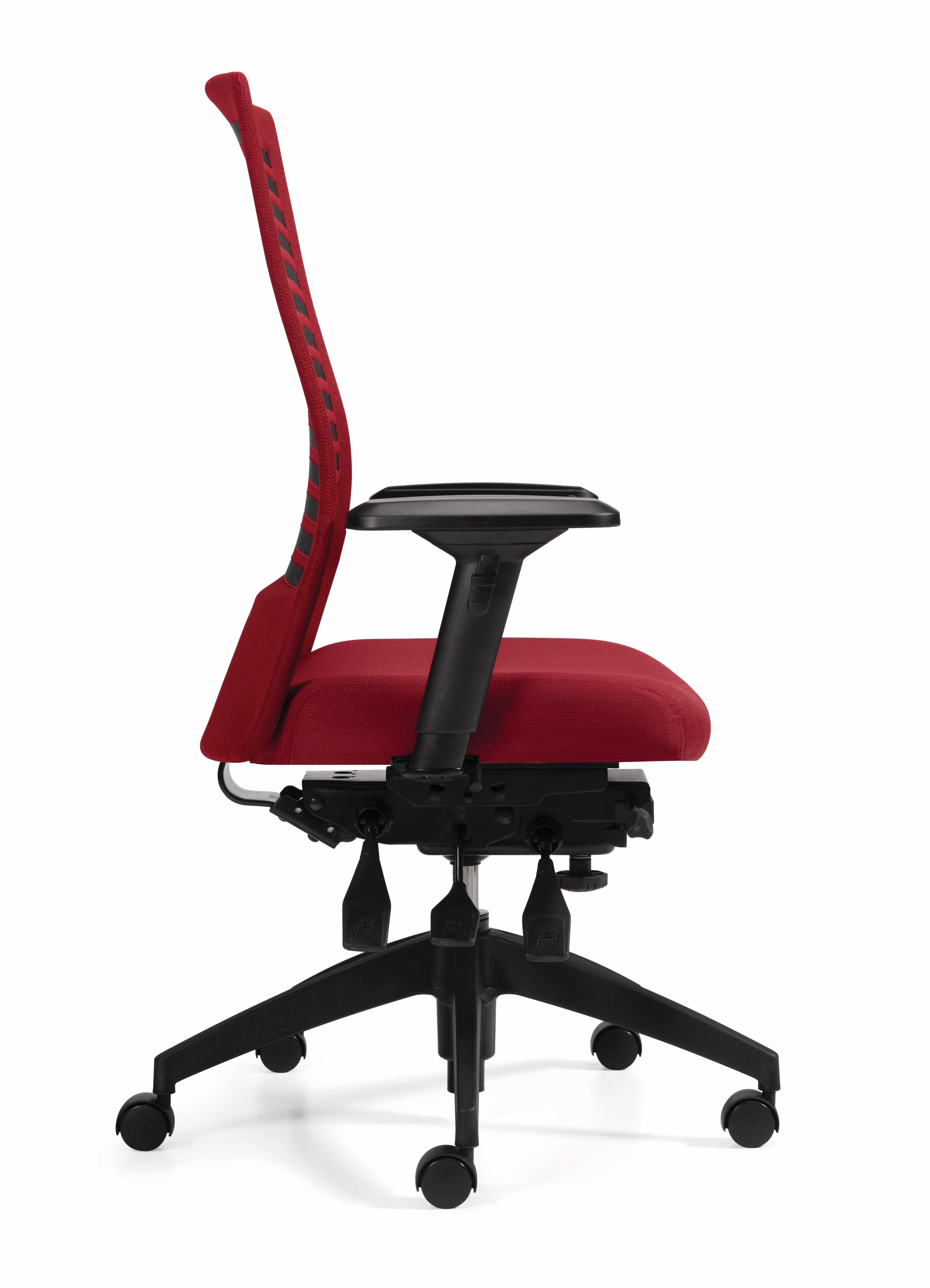 Basics Elora Multi-Tilt High Back Chair - Fabric, Mesh Back Prism
