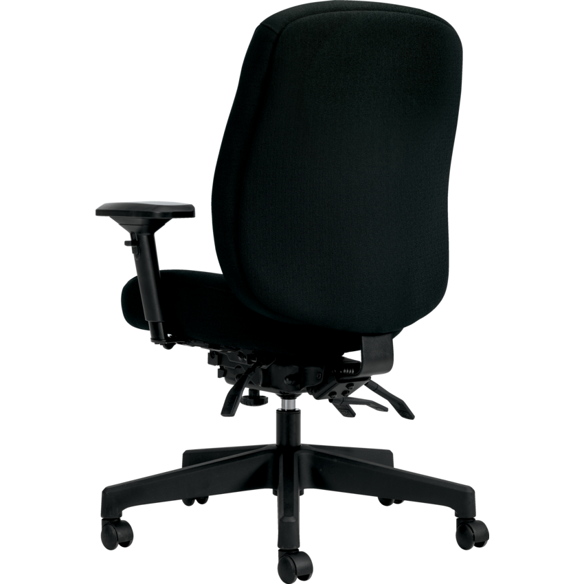 Chaise Basics Comfort-Time Ultra Grande Taille – Tissu Carbone, Dossier Haut, Ergonomique