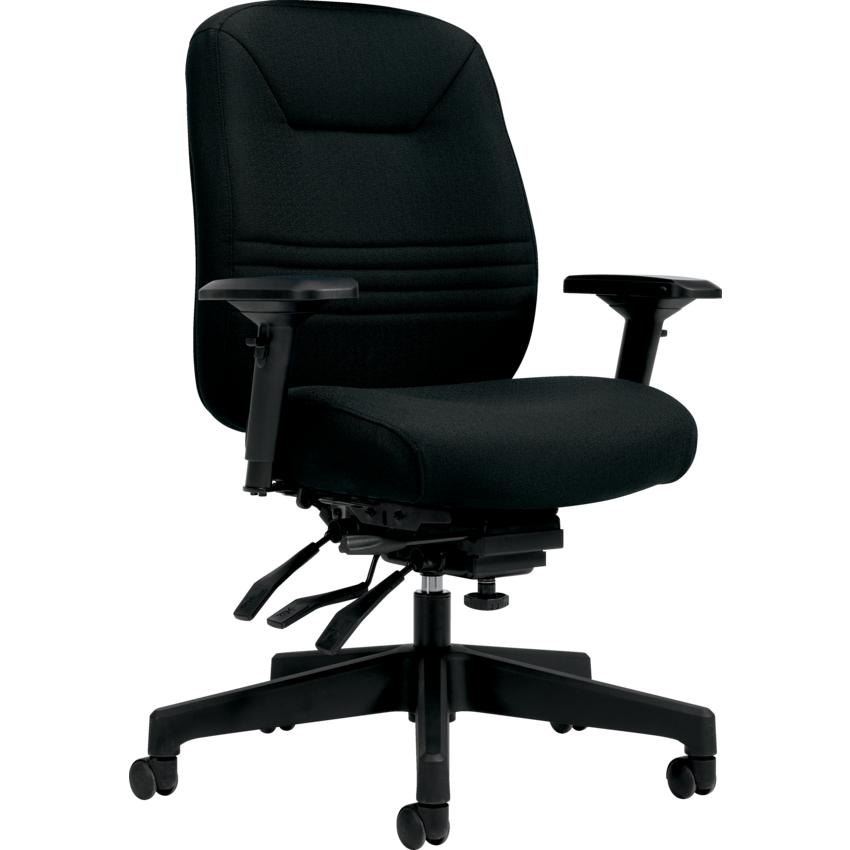 Basics Comfort-Time Ultra Big & Tall Chair – Carbon Fabric, High Back, Ergonomic