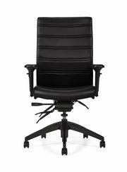 Chaise haute Basics Elora Multi-Tilt – Tissu LuxPlus noir, ergonomique
