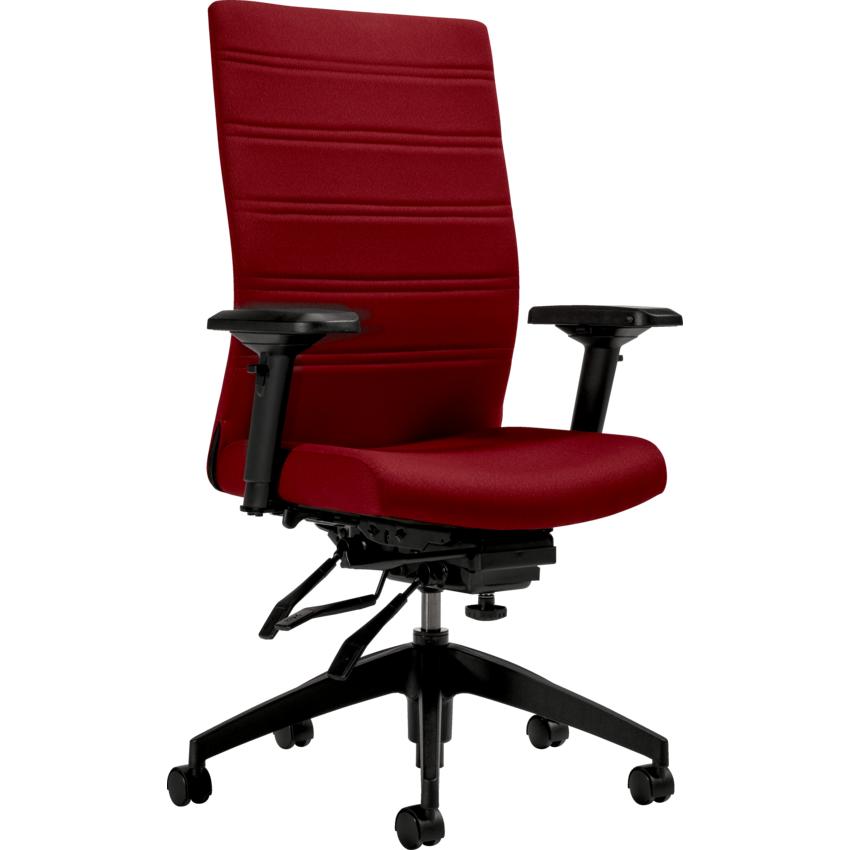 Basics Elora Multi-Tilt High Back Chair – Prism Fabric, Ergonomic