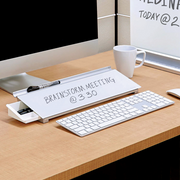 Quartet Desktop Glass Dry-Erase Pad - Clear