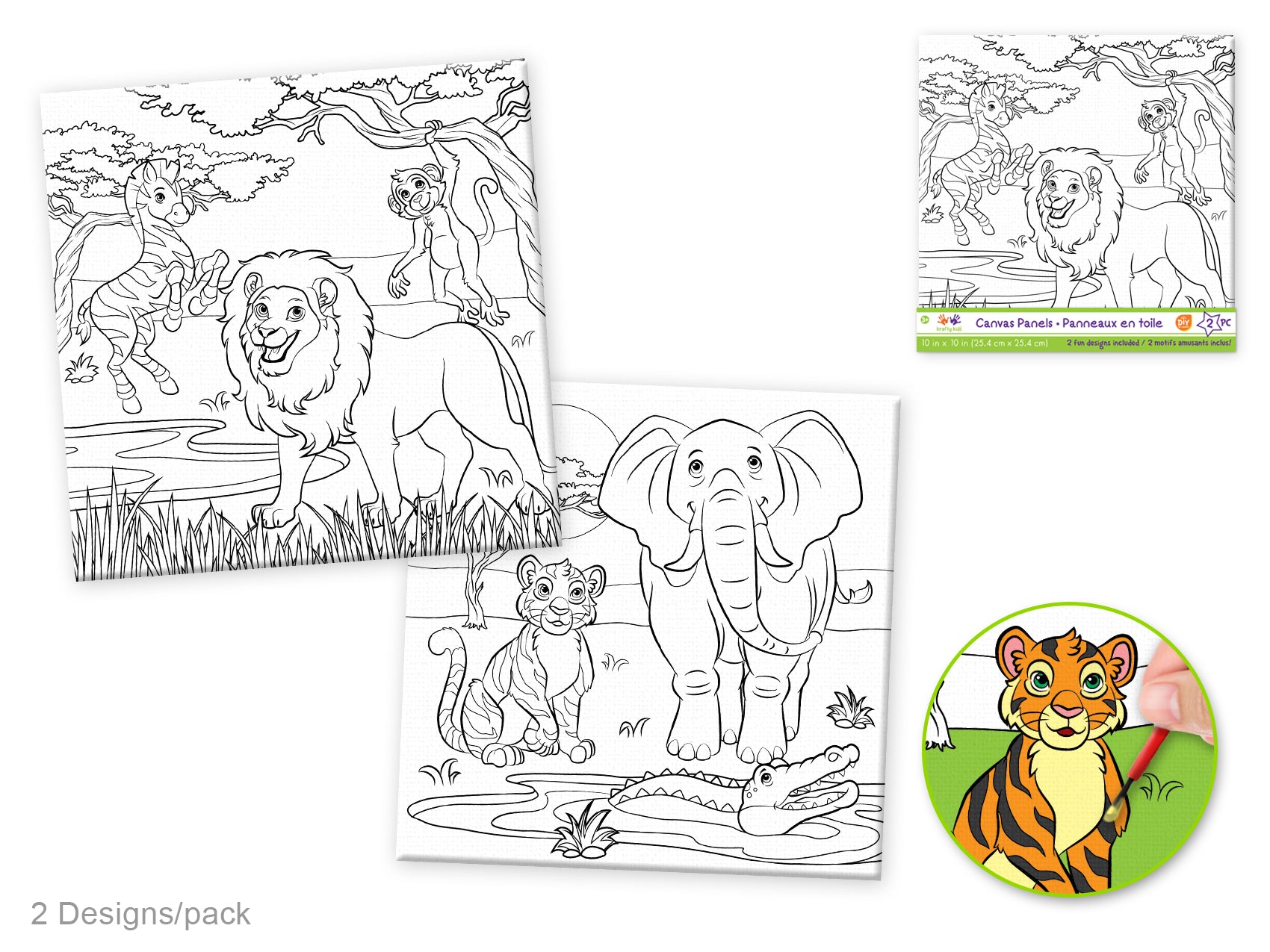Kids Printed Canvas Projects