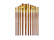 Taklon Watercolour Brush 12-Set