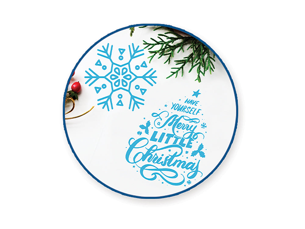 Christmas & New Year Cling Stamp Set