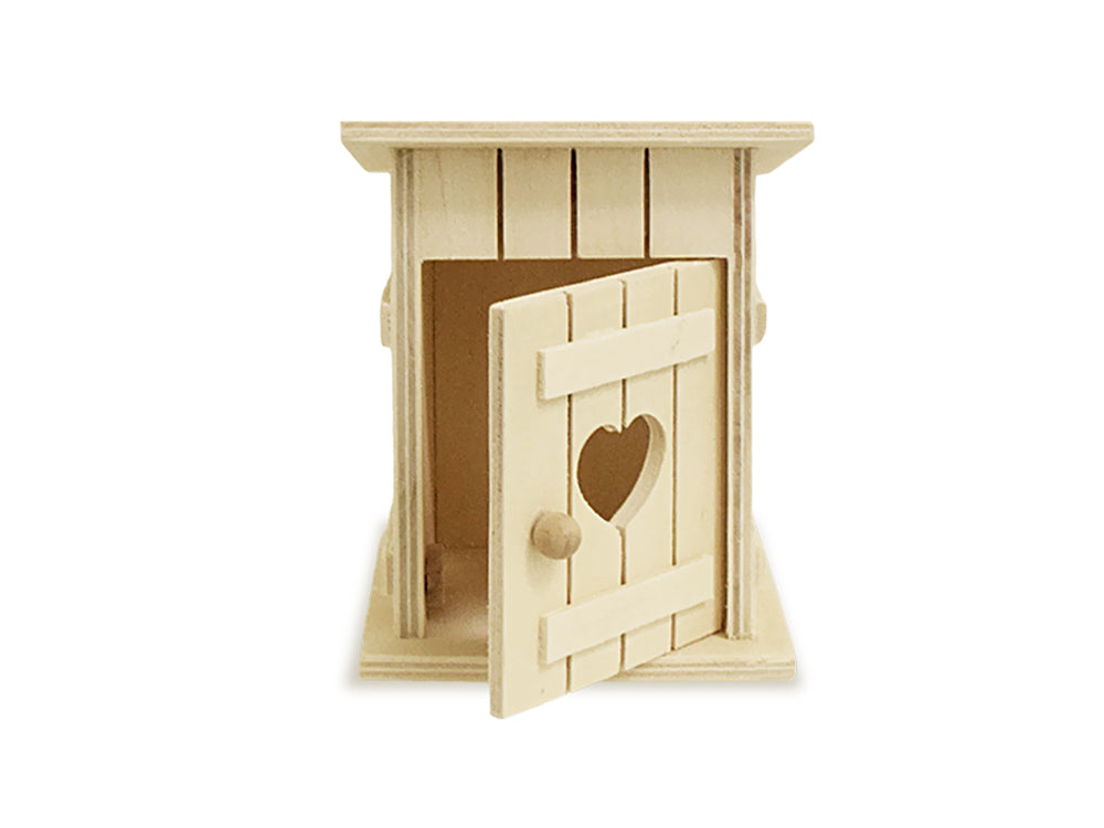Wooden Mini Outhouse