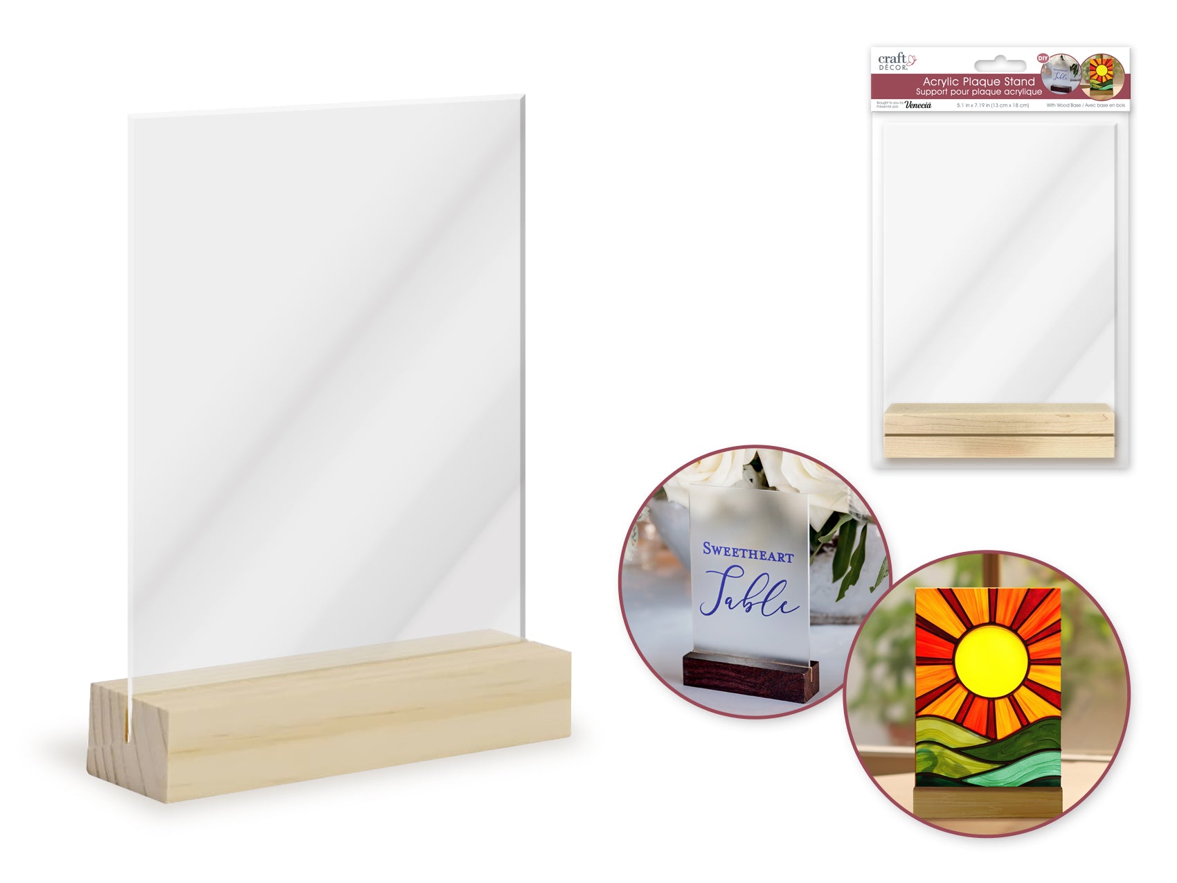 Acrylic Plaque Stands