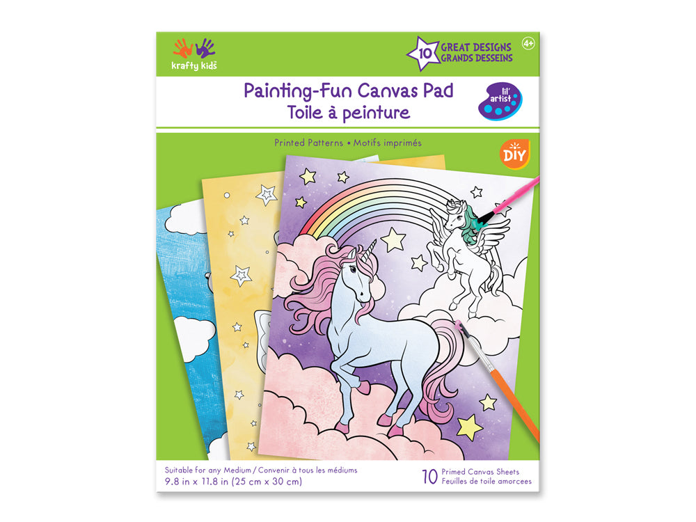Li'l Artist Printed Canvas Pads