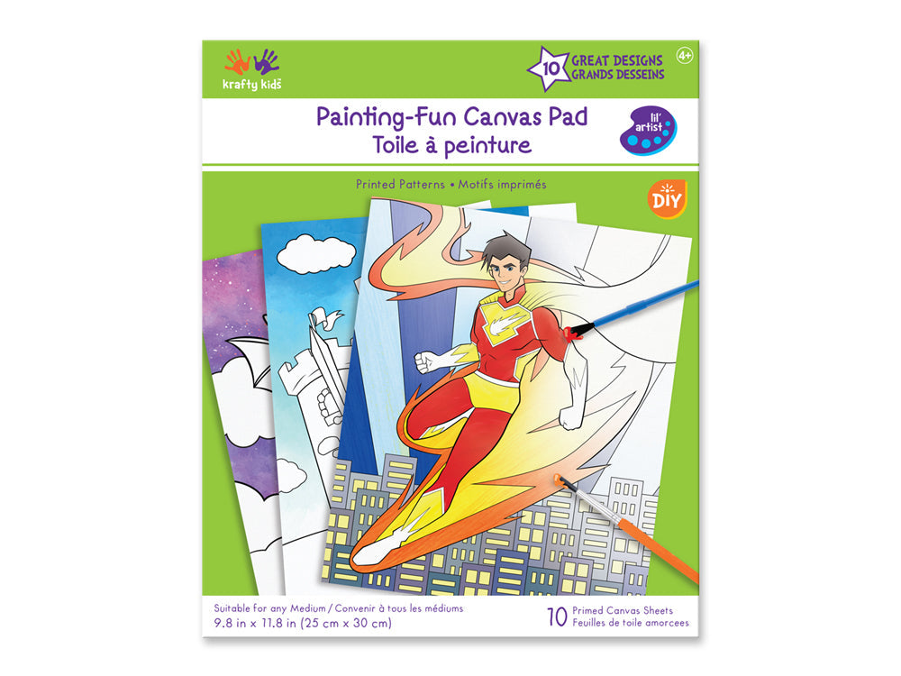 Li'l Artist Printed Canvas Pads
