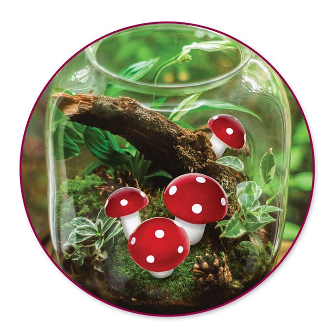 Mini Foam Mushrooms