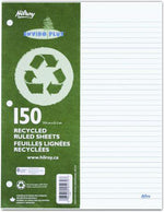 Recycled Ruled Loose-Leaf Paper — 150 Sheets