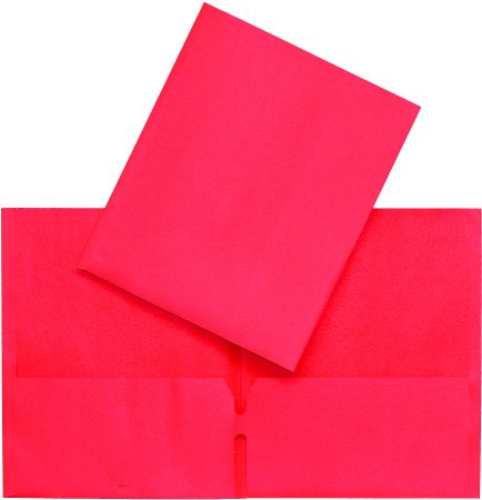 Chemise à rabats Oxford, deux poches – format Lettre, couleurs assorties