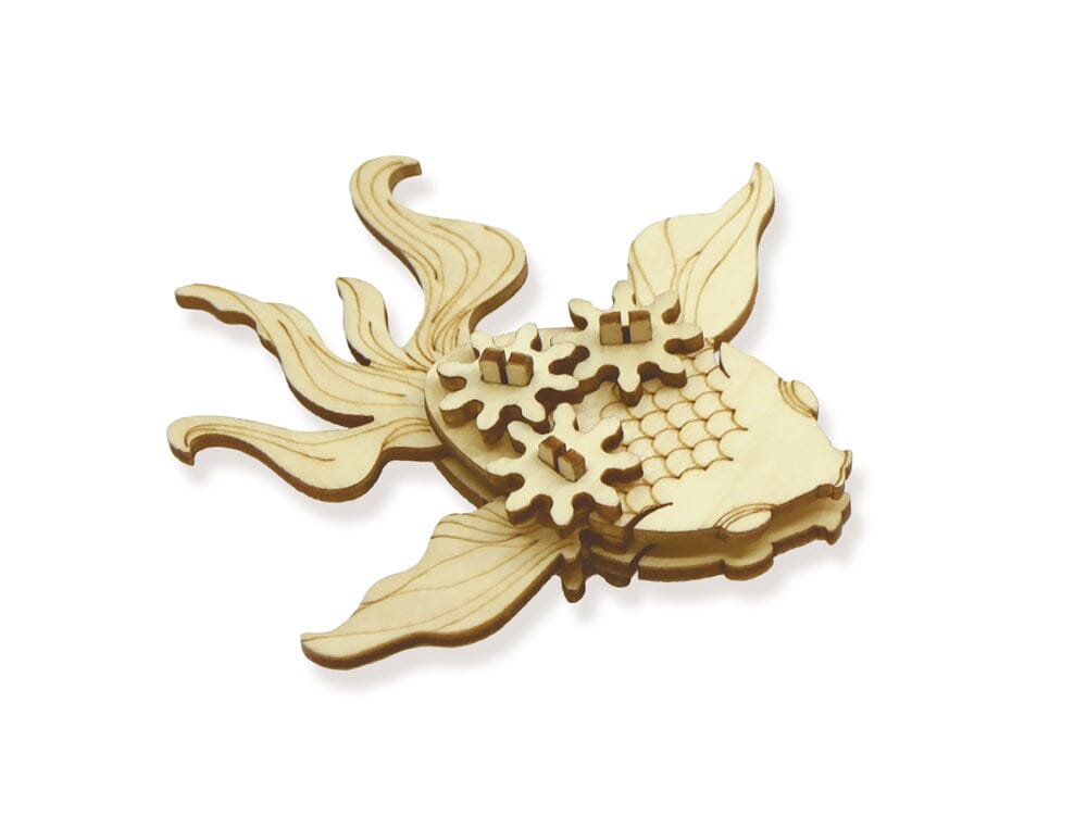 3D Wood Mechanical Gear Puzzle Kits