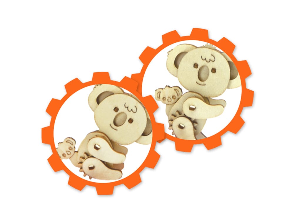 3D Wood Mechanical Gear Puzzle Kits