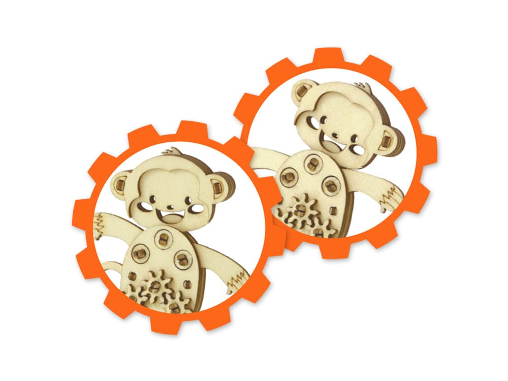 3D Wood Mechanical Gear Puzzle Kits