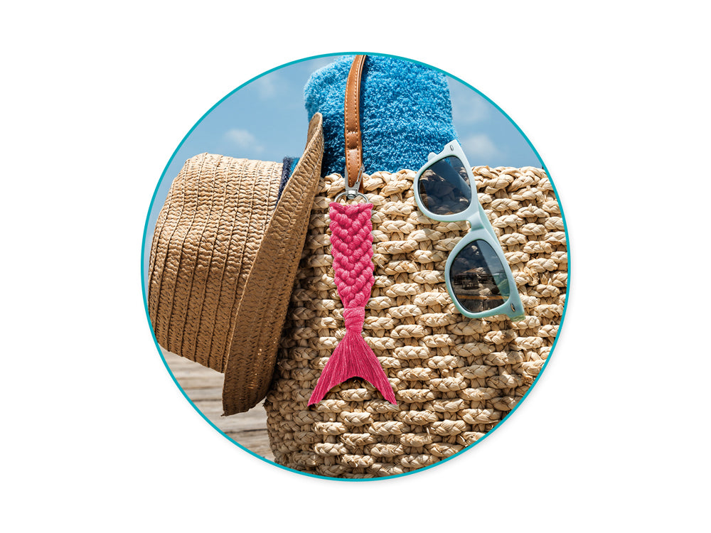 Macrame Mermaid Tail Key Chain Kits
