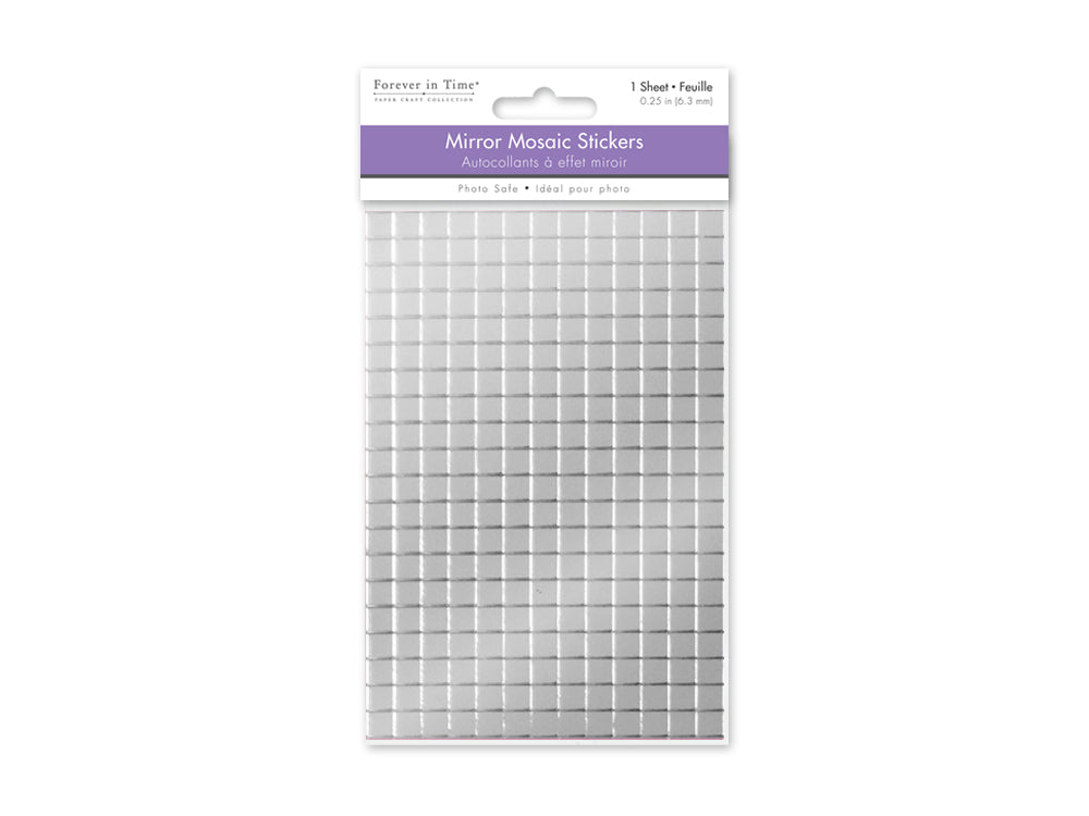 Mirror Mosaic Tile Stickers