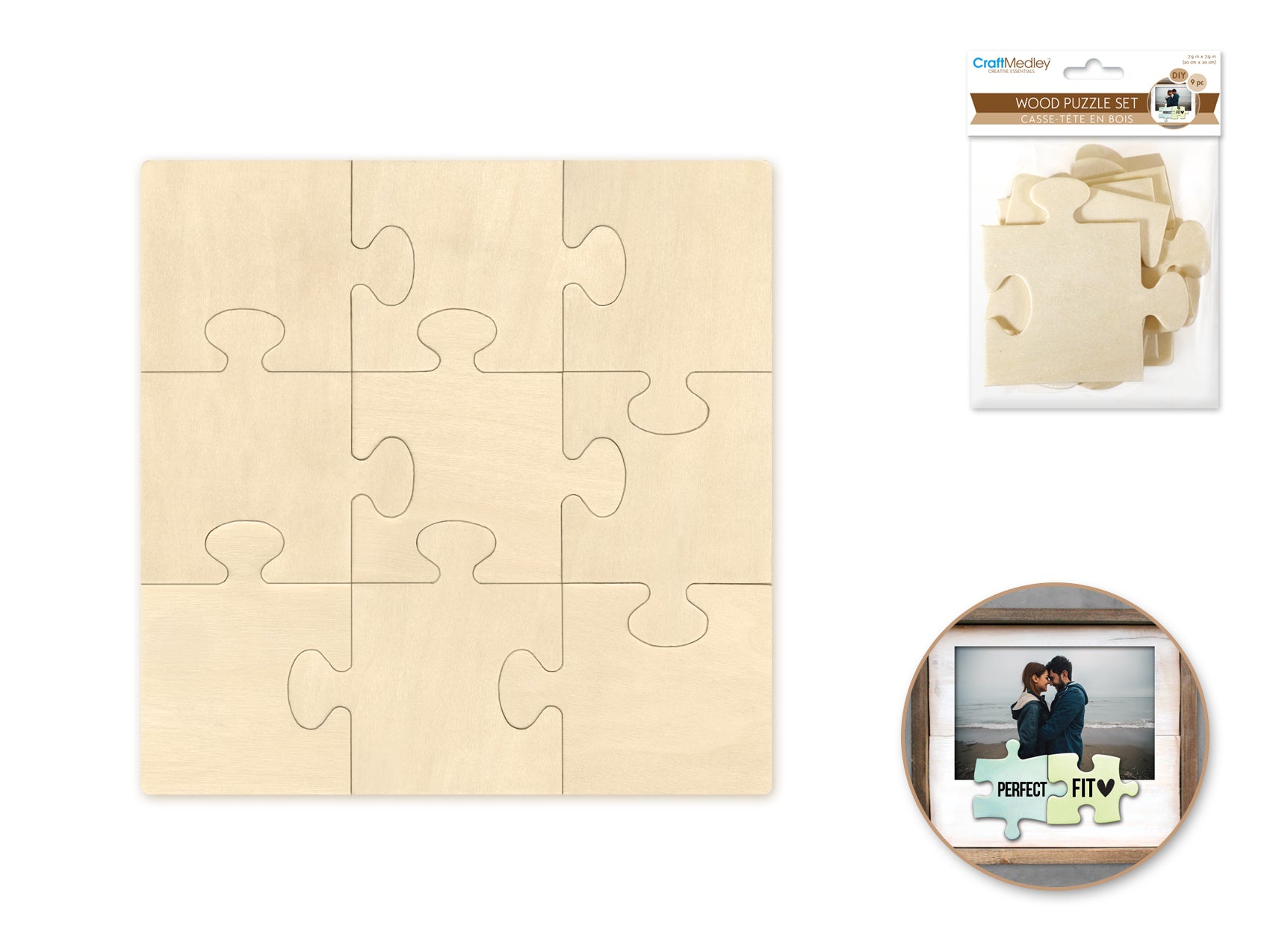 Blank Wooden Puzzle