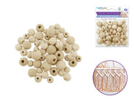 Craft Medley Wood Beads — Unfinished