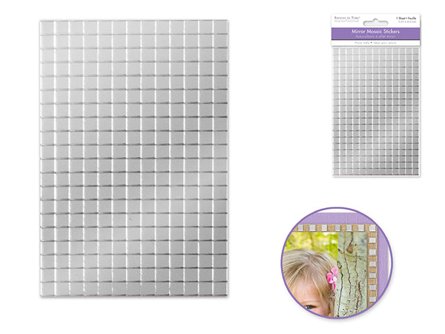 Mirror Mosaic Tile Stickers