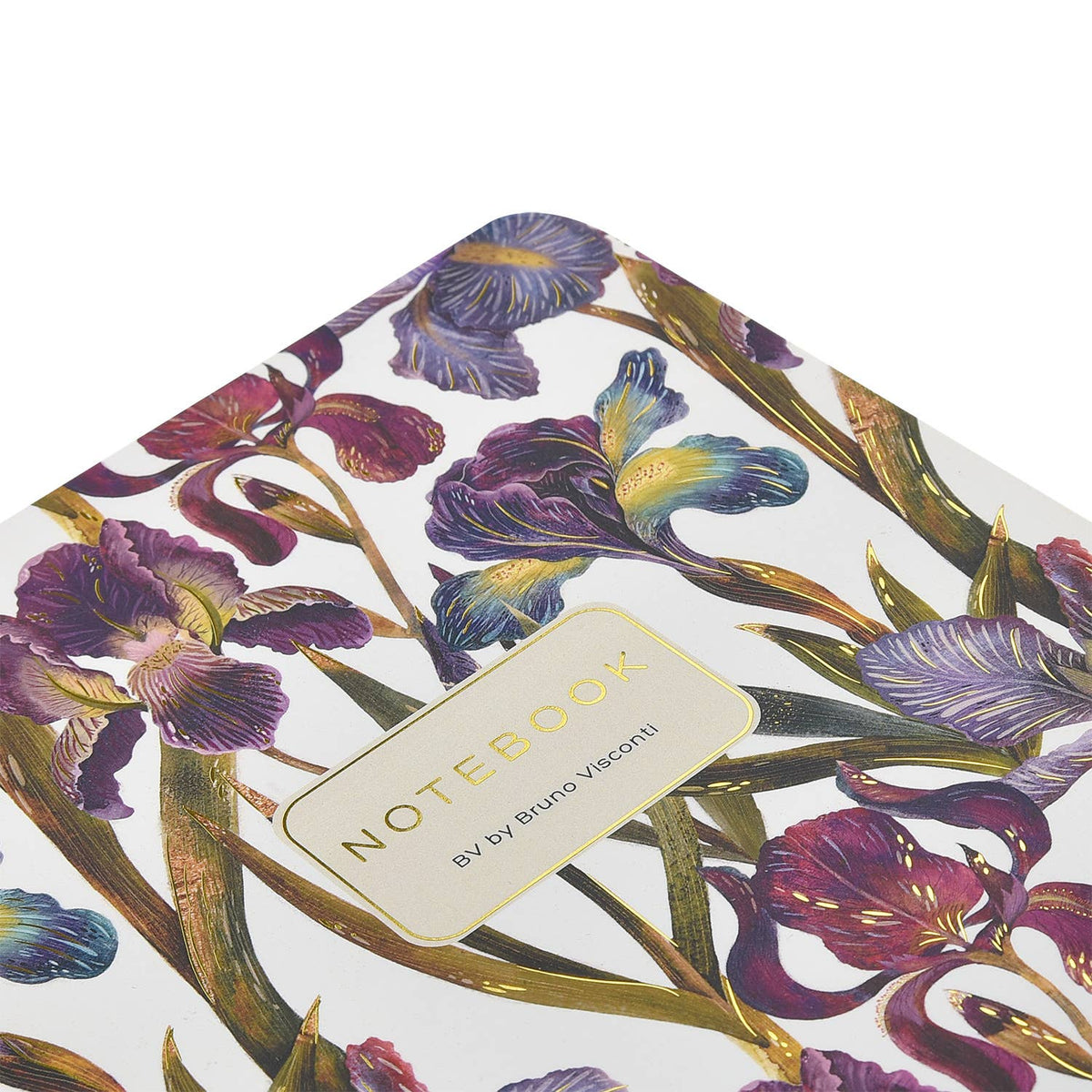 Bruno Visconti Irises lined notebook, view 4