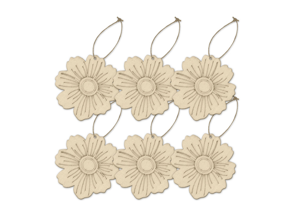Etched Wood Ornaments