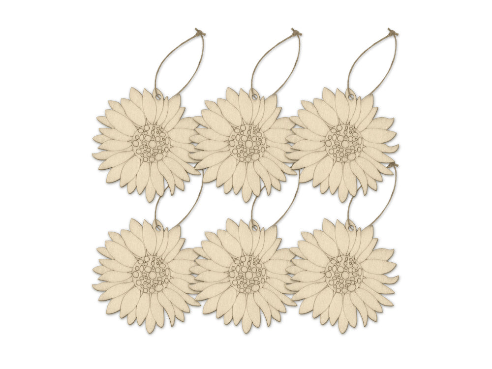 Etched Wood Ornaments