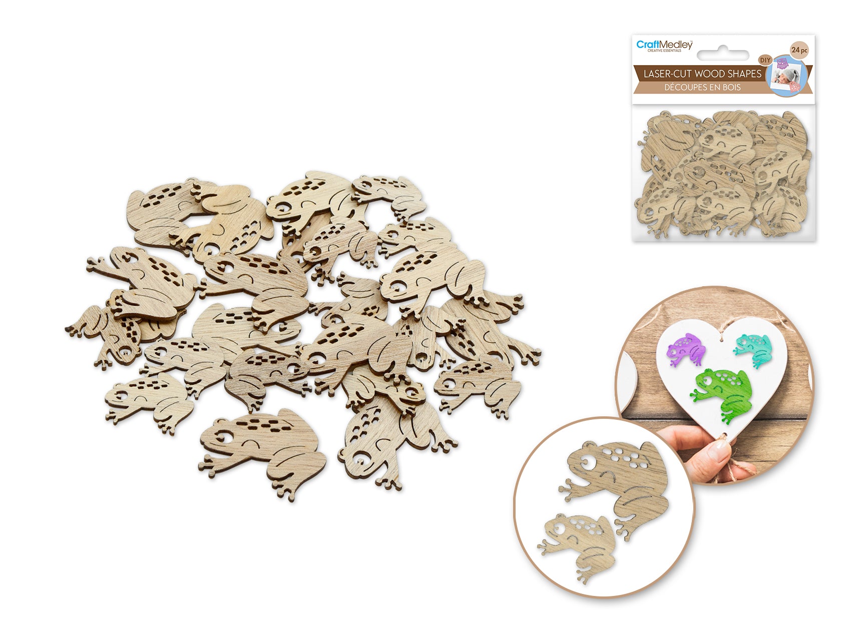 Laser-Cut Wood Shapes