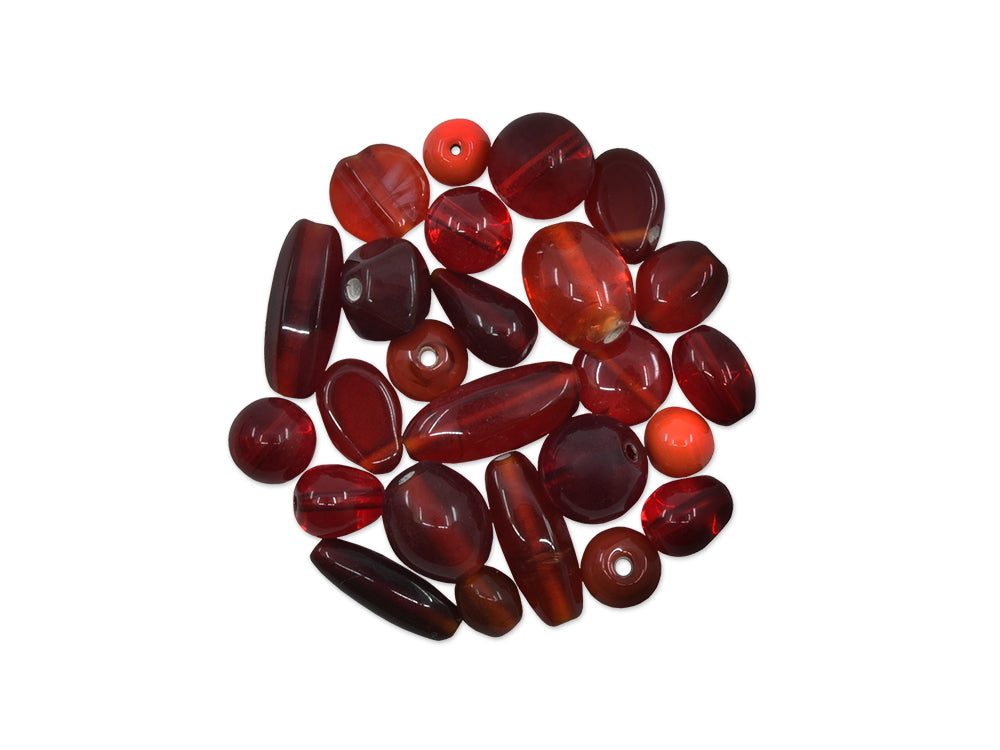 Glass Bead Mixes 8mm-14mm 30g