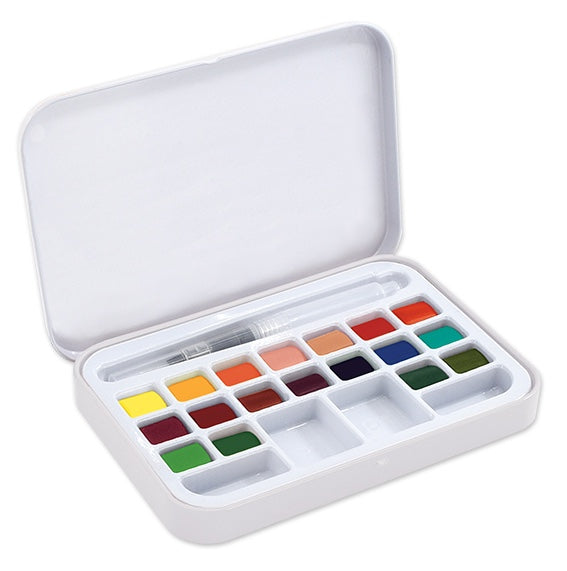 Watercolour 18 Half-Pan Travel Sets