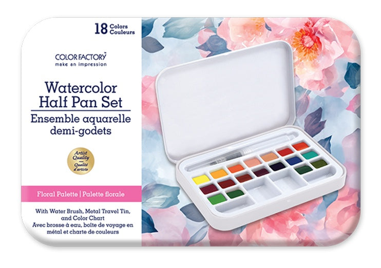 Watercolour 18 Half-Pan Travel Sets