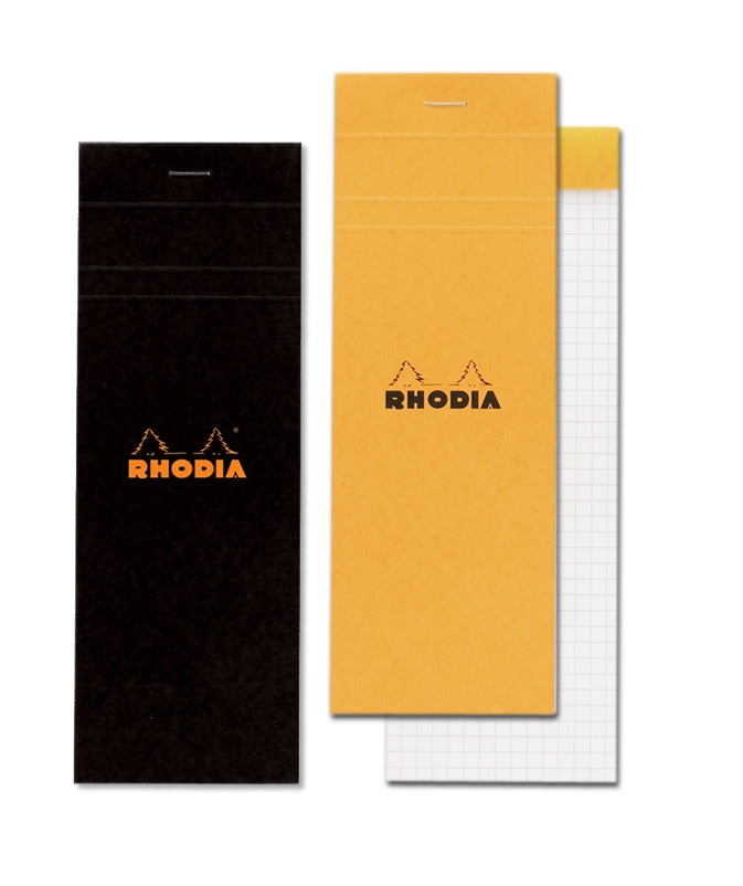 Rhodia No. 8 Graph Pad, 3 x 8.25 in — front view