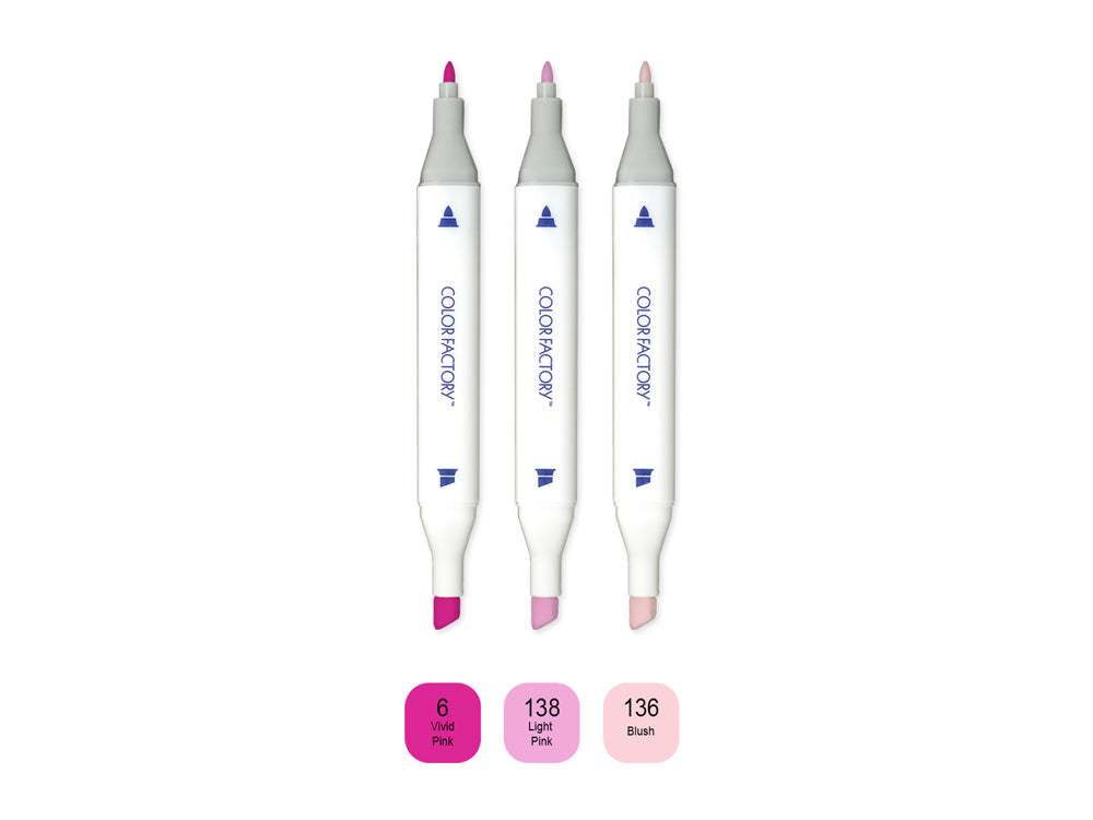 Twin-Tip Alcohol Marker 3-Packs
