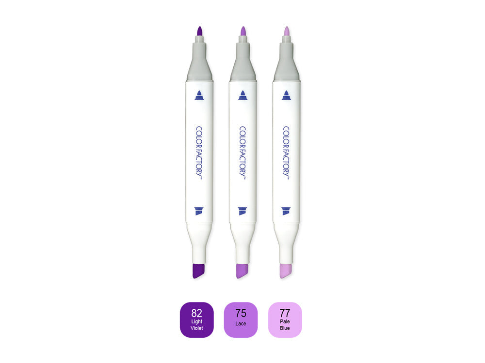 Twin-Tip Alcohol Marker 3-Packs
