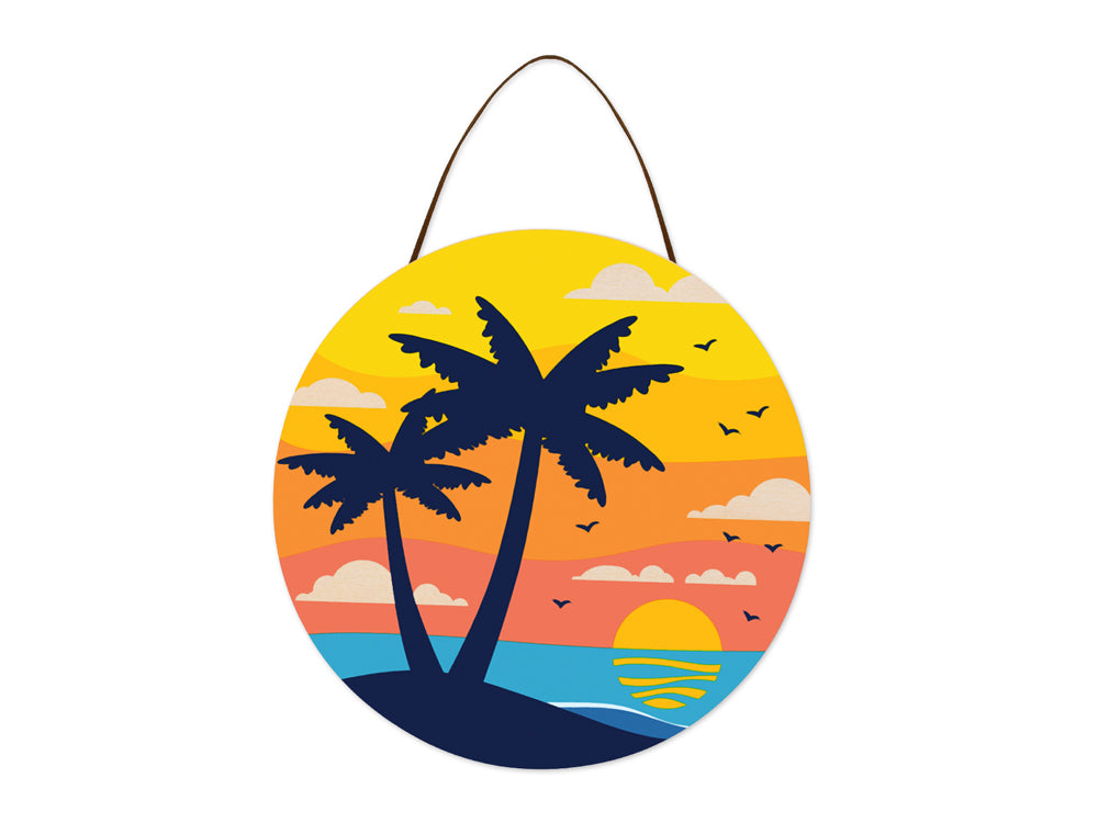 Paint-By-Numbers Hanging Plaque Kits