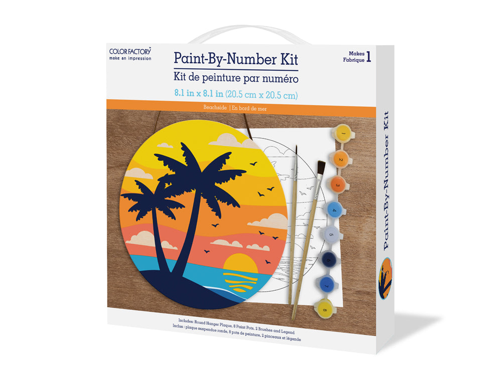 Paint-By-Numbers Hanging Plaque Kits