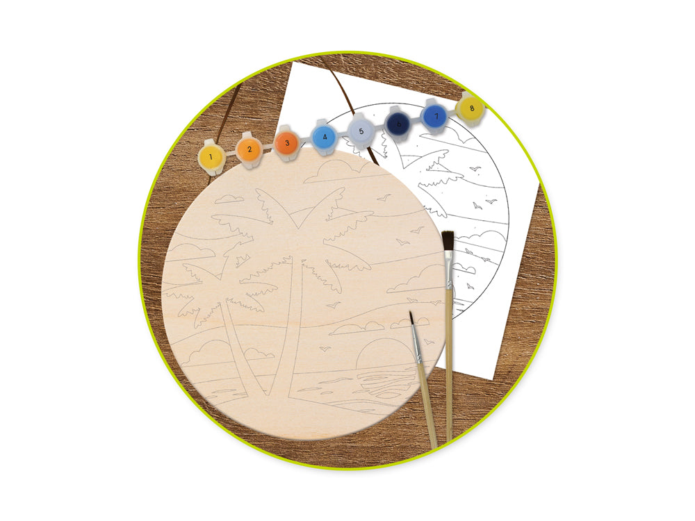 Paint-By-Numbers Hanging Plaque Kits