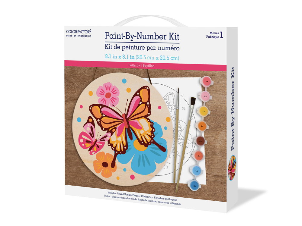 Paint-By-Numbers Hanging Plaque Kits