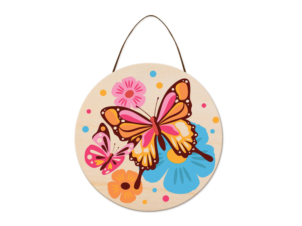 Paint-By-Numbers Hanging Plaque Kits