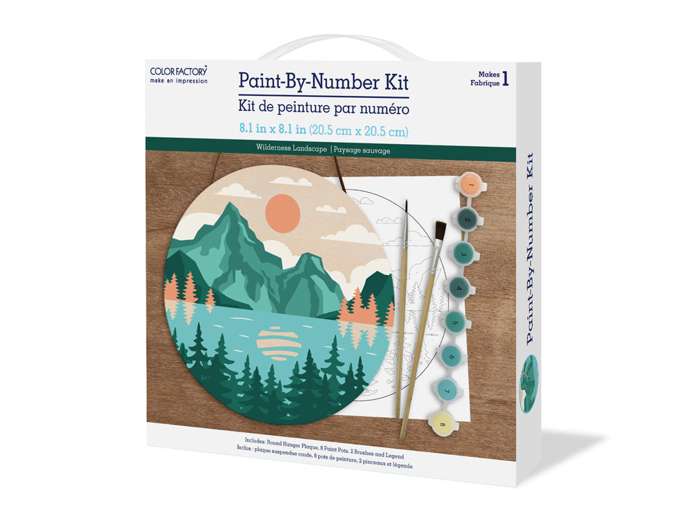 Paint-By-Numbers Hanging Plaque Kits