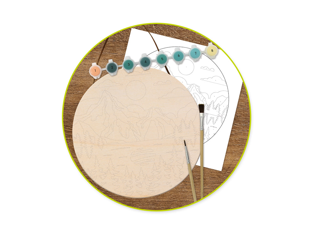 Paint-By-Numbers Hanging Plaque Kits