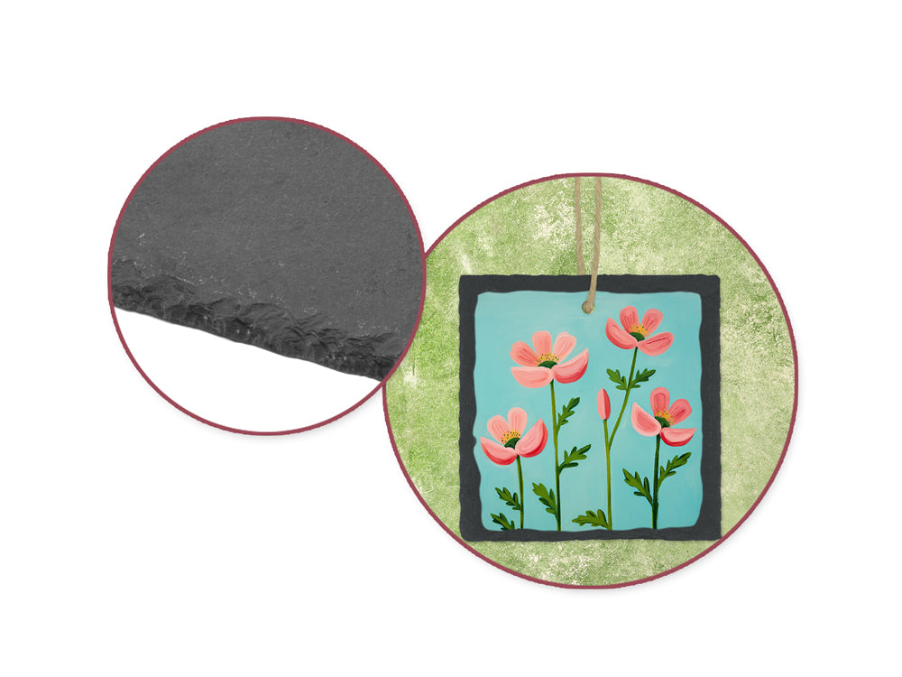 Genuine Slate 10cm Plaques