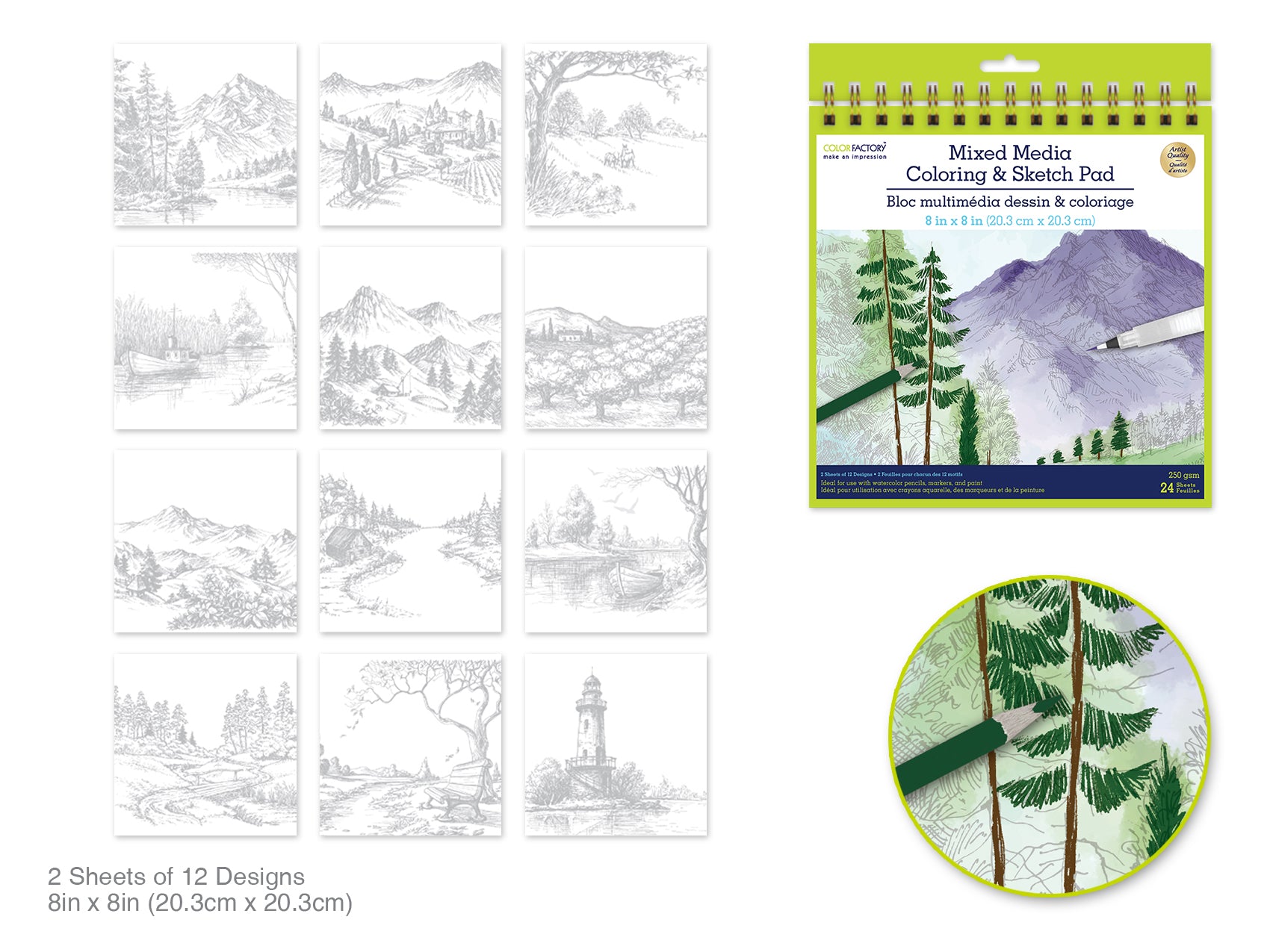 Colouring Sketch Pads