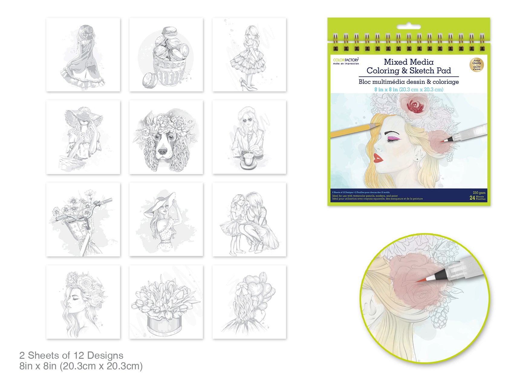Colouring Sketch Pads