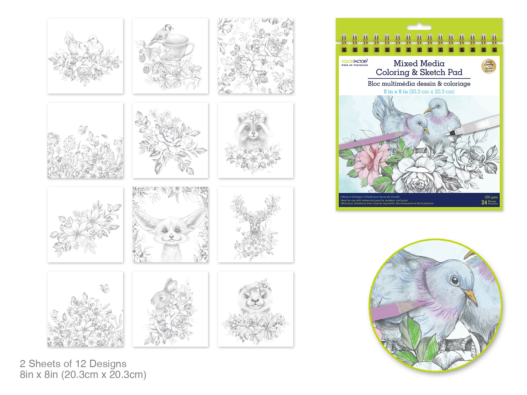 Colouring Sketch Pads