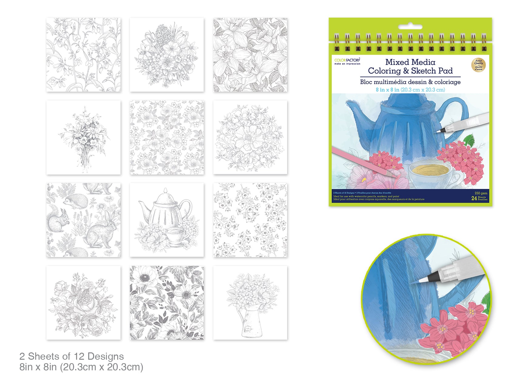 Colouring Sketch Pads